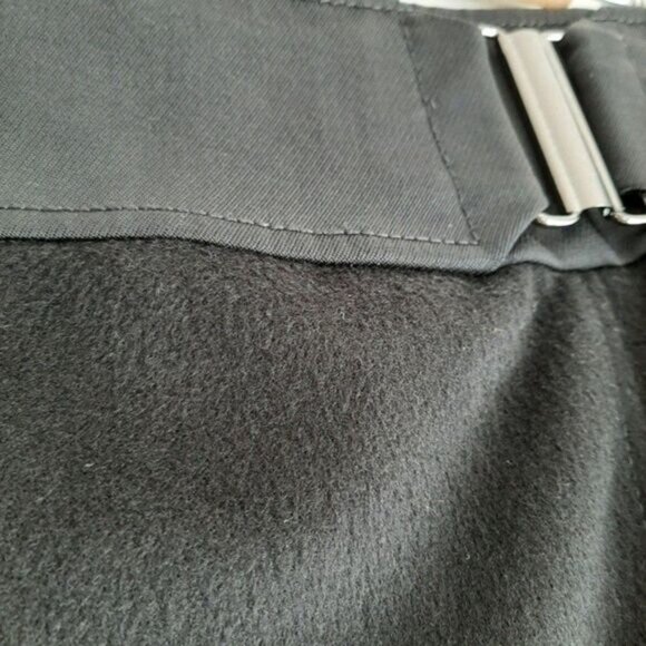 CARLISLE Wool Cashmere Blend Knee Length Pencil Skirt Black Sz 4 - Picture 3 of 8